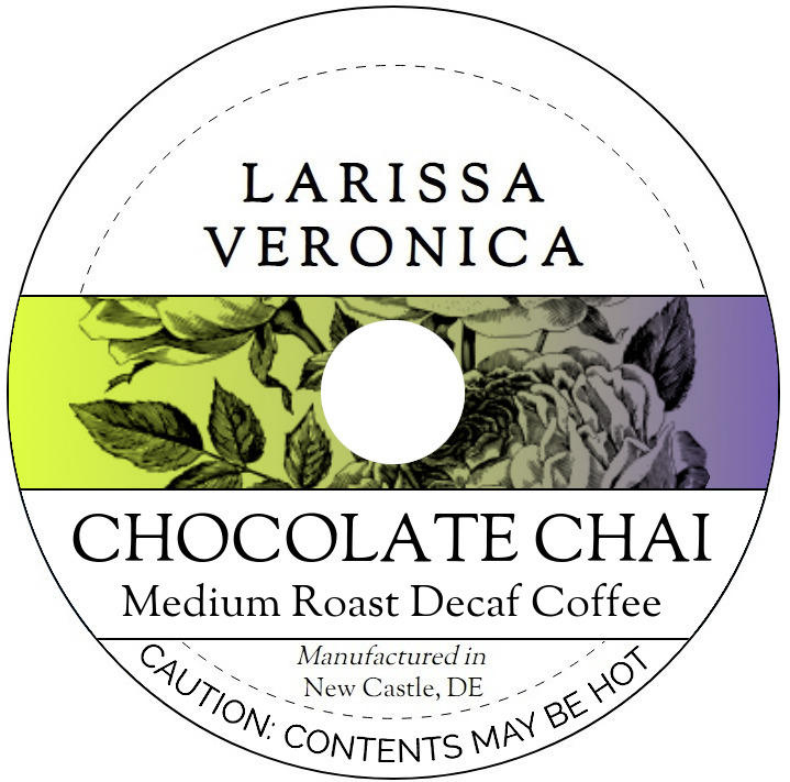 Chocolate Chai Medium Roast Decaf Coffee <BR>(Single Serve K-Cup Pods)