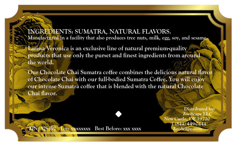 Chocolate Chai Sumatra Coffee <BR>(Single Serve K-Cup Pods)