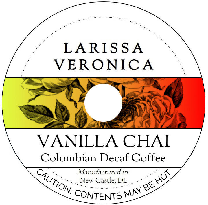 Vanilla Chai Colombian Decaf Coffee <BR>(Single Serve K-Cup Pods)