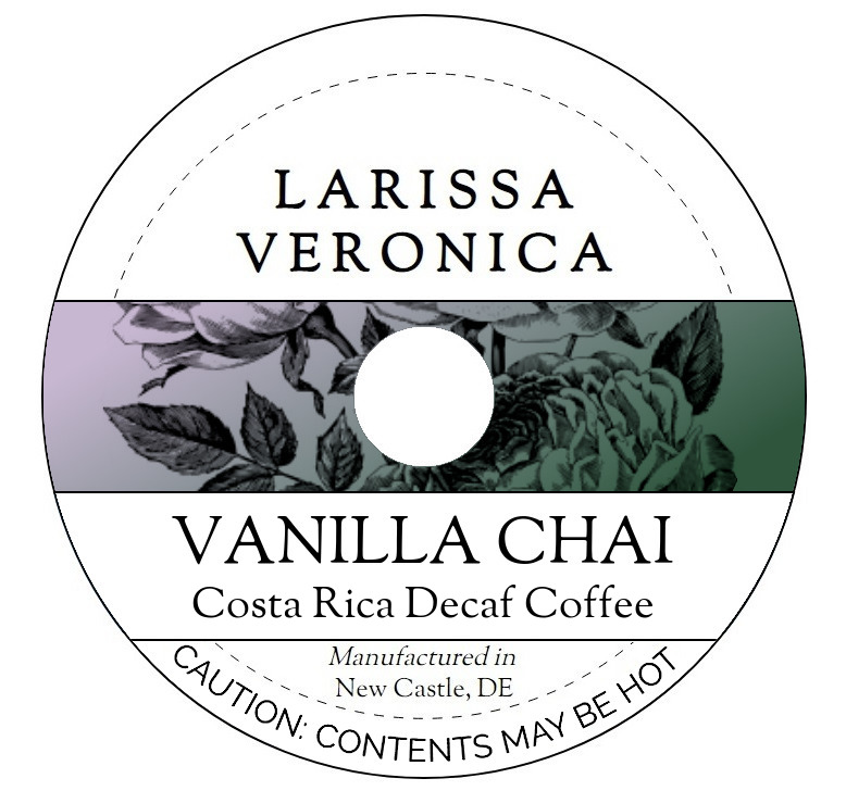 Vanilla Chai Costa Rica Decaf Coffee <BR>(Single Serve K-Cup Pods)