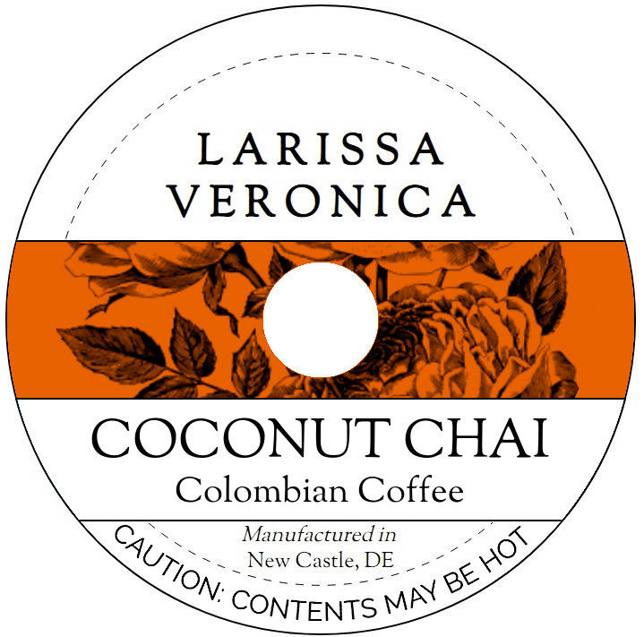 Coconut Chai Colombian Coffee <BR>(Single Serve K-Cup Pods)