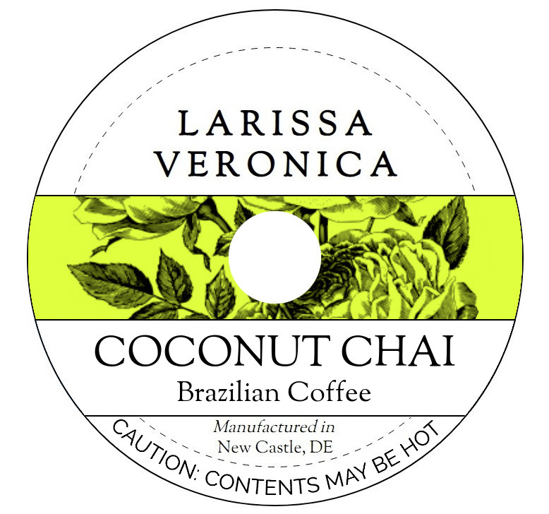 Coconut Chai Brazilian Coffee <BR>(Single Serve K-Cup Pods)