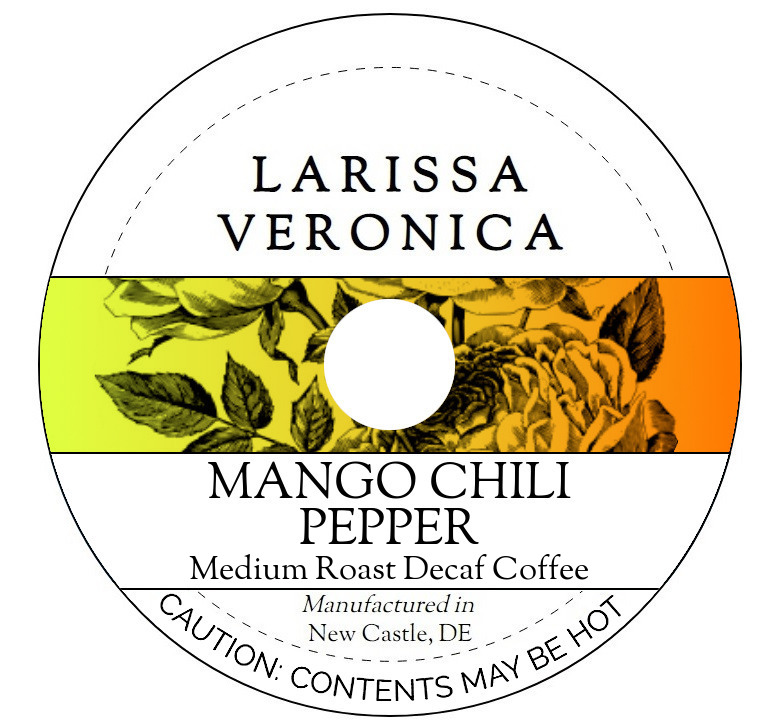 Mango Chili Pepper Medium Roast Decaf Coffee <BR>(Single Serve K-Cup Pods)