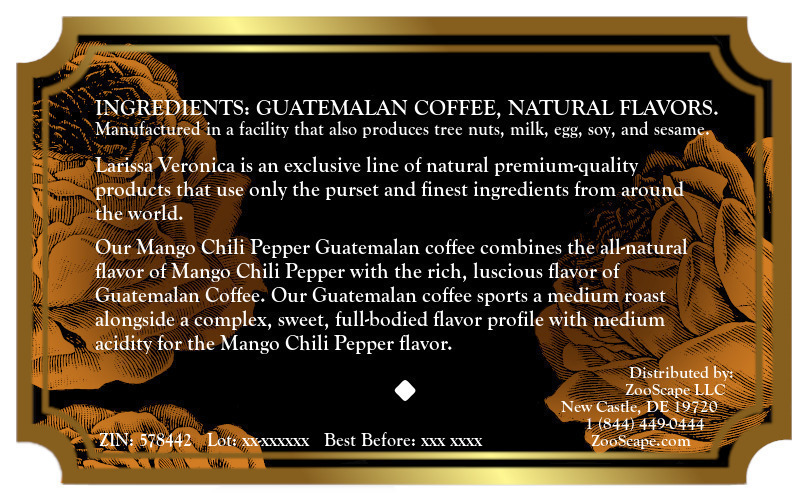 Mango Chili Pepper Guatemalan Coffee <BR>(Single Serve K-Cup Pods)