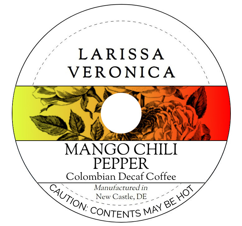 Mango Chili Pepper Colombian Decaf Coffee <BR>(Single Serve K-Cup Pods)