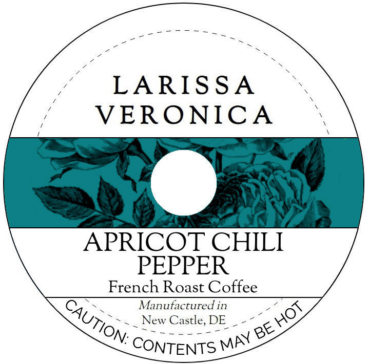 Apricot Chili Pepper French Roast Coffee <BR>(Single Serve K-Cup Pods)