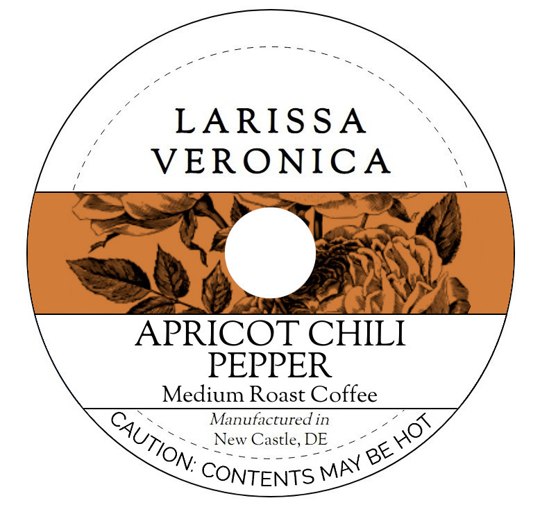 Apricot Chili Pepper Medium Roast Coffee <BR>(Single Serve K-Cup Pods)