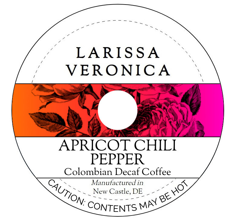 Apricot Chili Pepper Colombian Decaf Coffee <BR>(Single Serve K-Cup Pods)