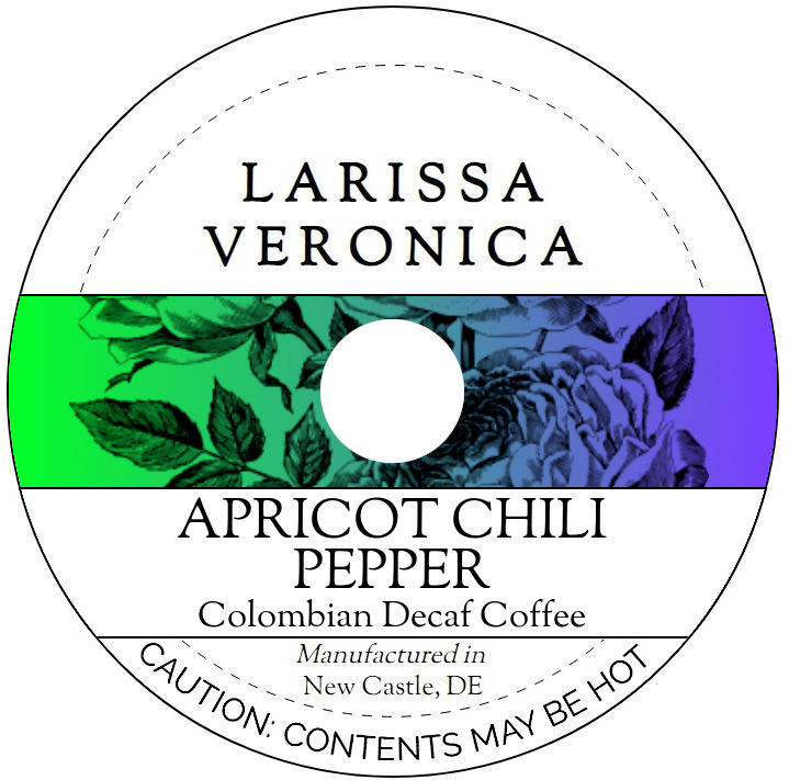 Apricot Chili Pepper Colombian Decaf Coffee <BR>(Single Serve K-Cup Pods)