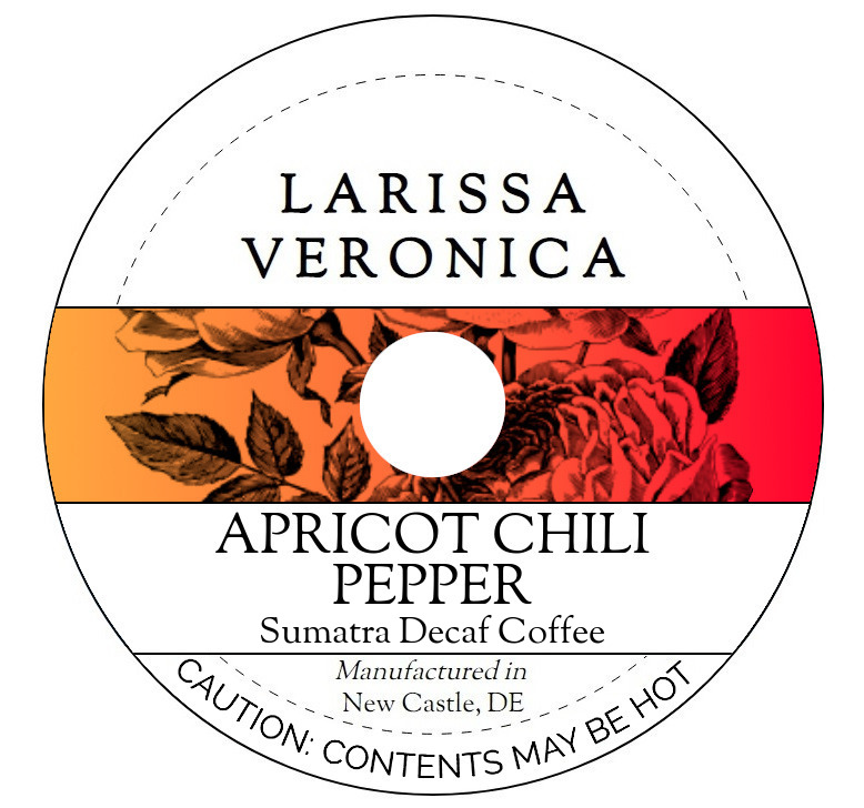Apricot Chili Pepper Sumatra Decaf Coffee <BR>(Single Serve K-Cup Pods)
