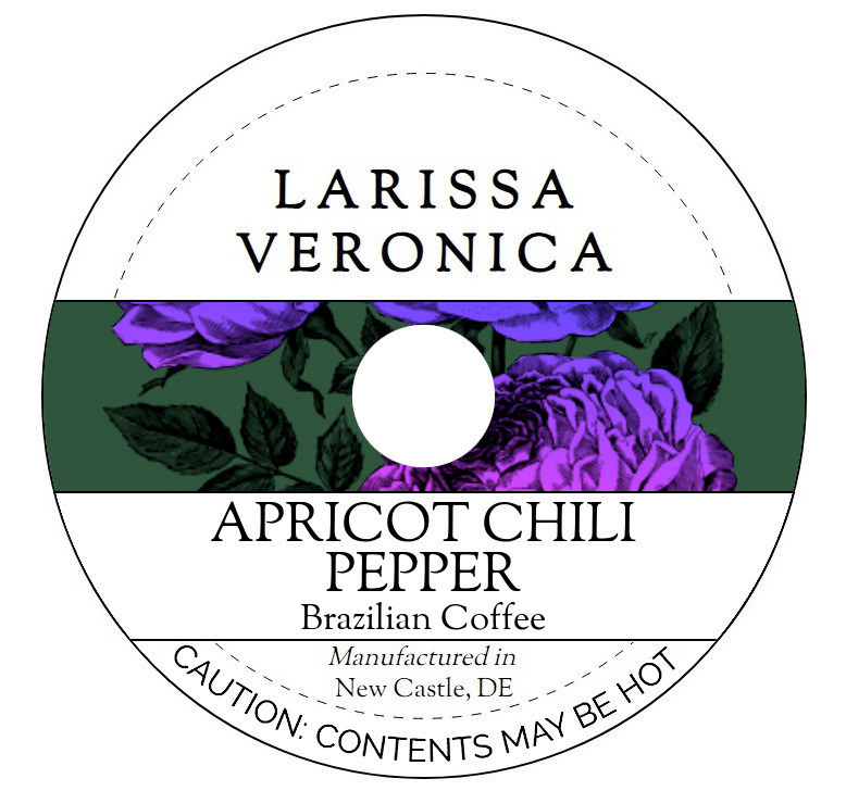 Apricot Chili Pepper Brazilian Coffee <BR>(Single Serve K-Cup Pods)