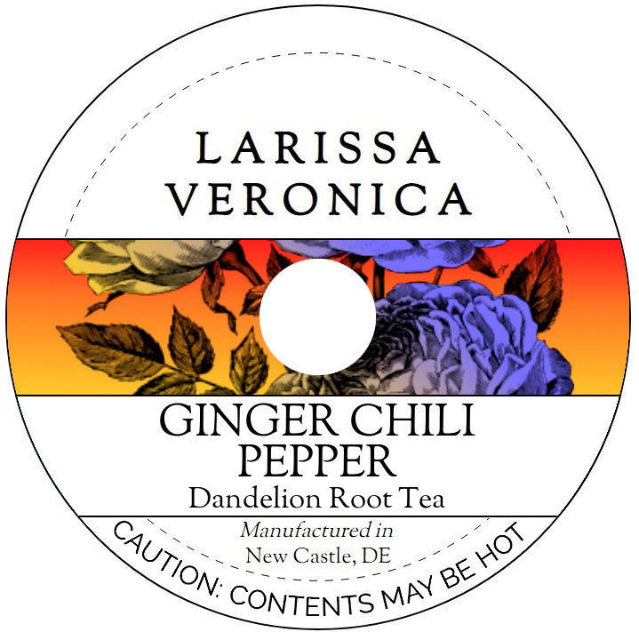 Ginger Chili Pepper Dandelion Root Tea <BR>(Single Serve K-Cup Pods)