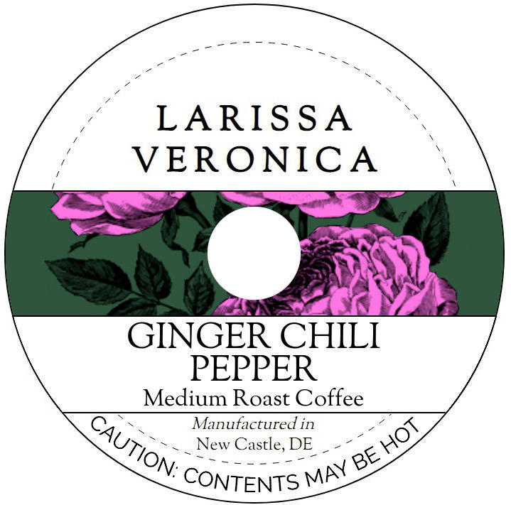 Ginger Chili Pepper Medium Roast Coffee <BR>(Single Serve K-Cup Pods)