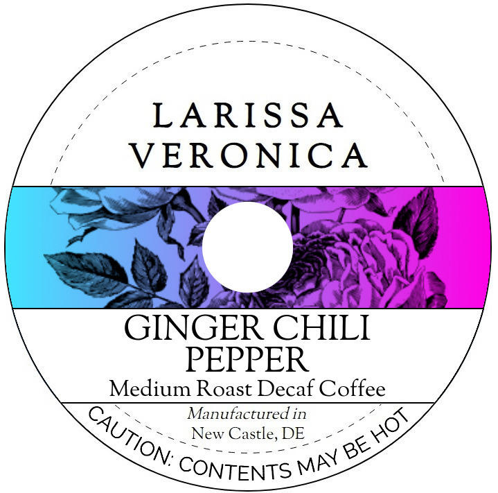 Ginger Chili Pepper Medium Roast Decaf Coffee <BR>(Single Serve K-Cup Pods)