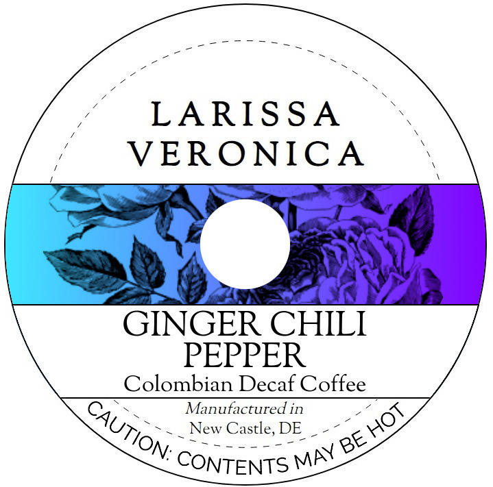 Ginger Chili Pepper Colombian Decaf Coffee <BR>(Single Serve K-Cup Pods)