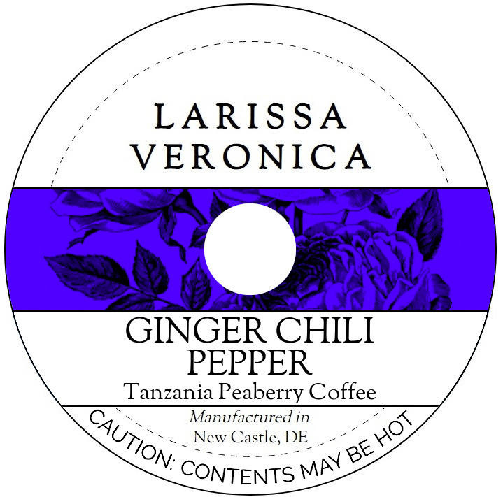 Ginger Chili Pepper Tanzania Peaberry Coffee <BR>(Single Serve K-Cup Pods)