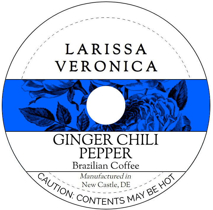 Ginger Chili Pepper Brazilian Coffee <BR>(Single Serve K-Cup Pods)