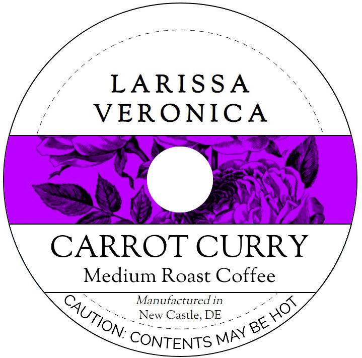 Carrot Curry Medium Roast Coffee <BR>(Single Serve K-Cup Pods)