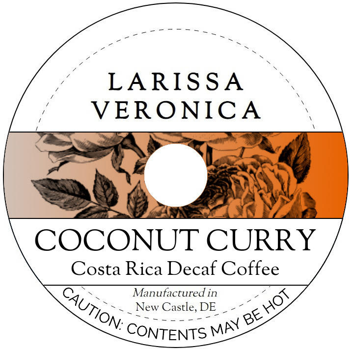 Coconut Curry Costa Rica Decaf Coffee <BR>(Single Serve K-Cup Pods)