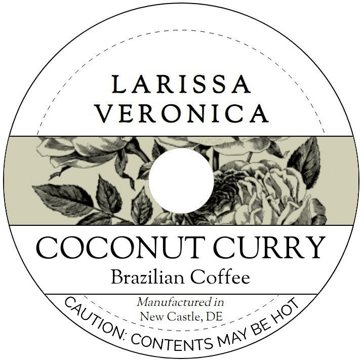 Coconut Curry Brazilian Coffee <BR>(Single Serve K-Cup Pods)