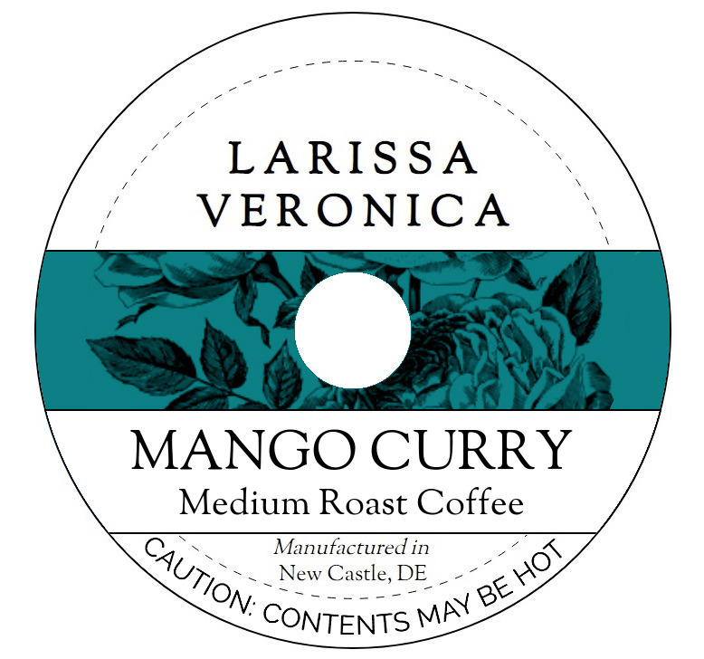 Mango Curry Medium Roast Coffee <BR>(Single Serve K-Cup Pods)