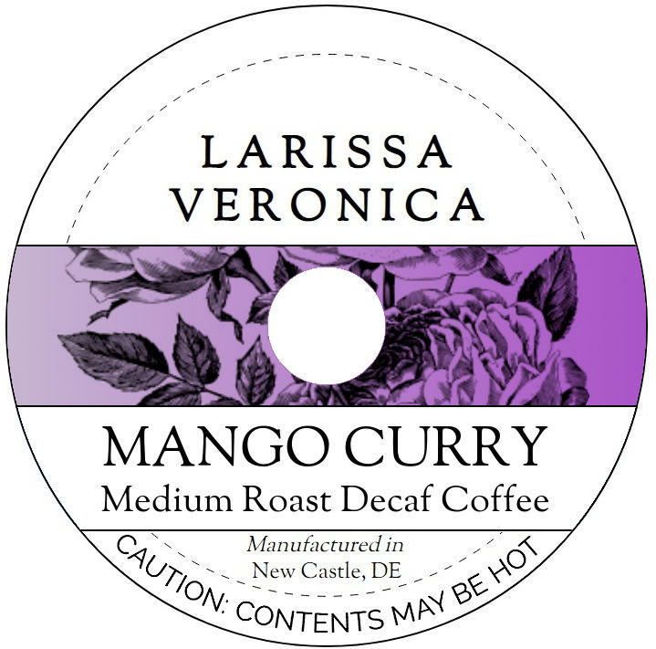 Mango Curry Medium Roast Decaf Coffee <BR>(Single Serve K-Cup Pods)