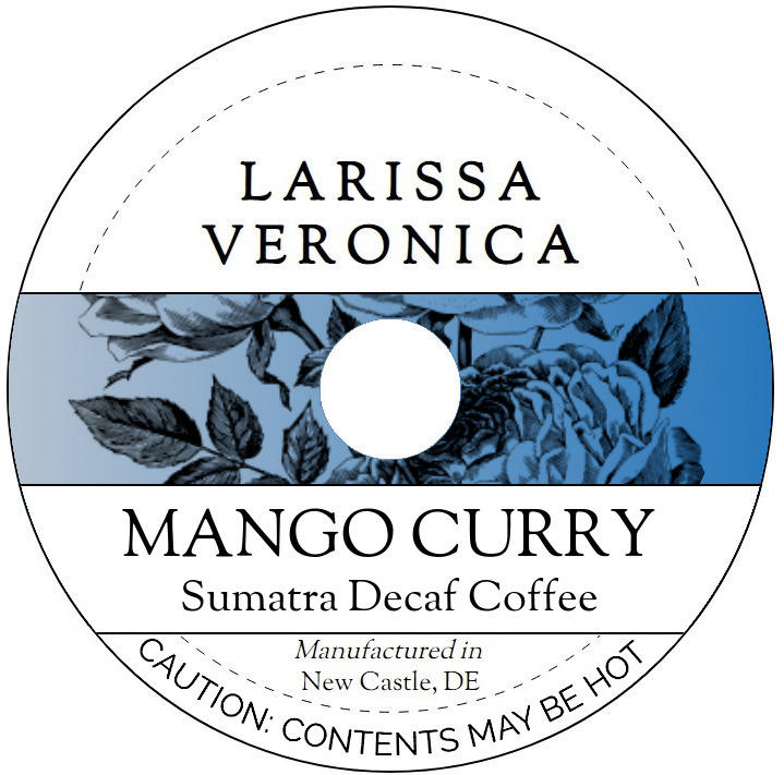 Mango Curry Sumatra Decaf Coffee <BR>(Single Serve K-Cup Pods)