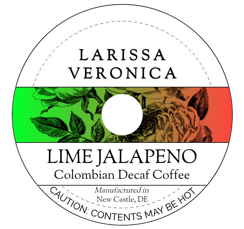 Lime Jalapeno Colombian Decaf Coffee <BR>(Single Serve K-Cup Pods)