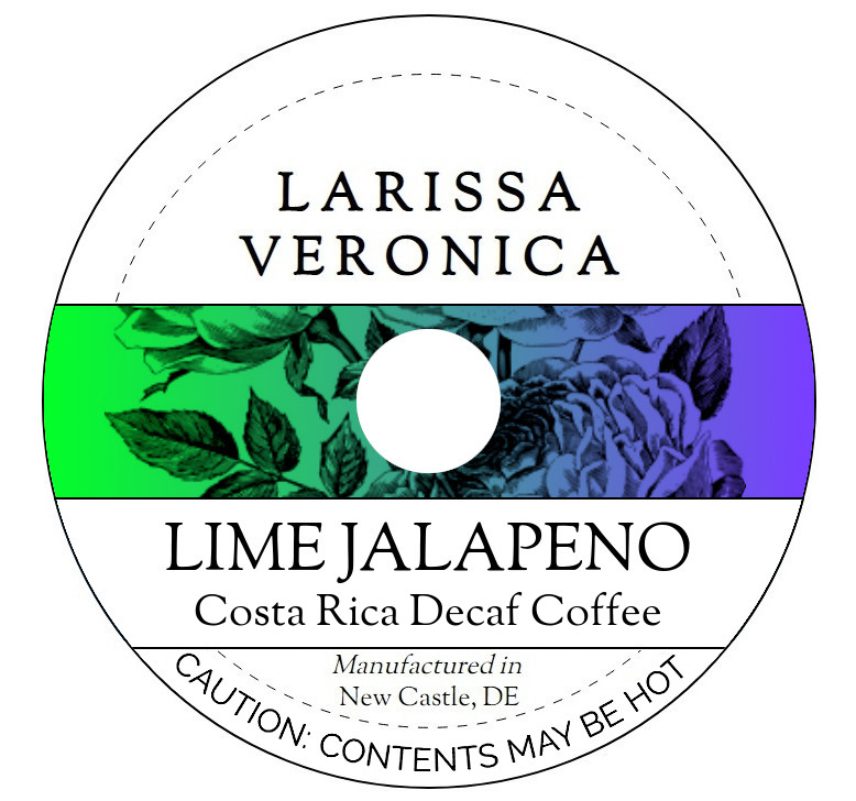 Lime Jalapeno Costa Rica Decaf Coffee <BR>(Single Serve K-Cup Pods)