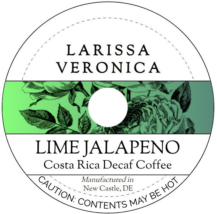 Lime Jalapeno Costa Rica Decaf Coffee <BR>(Single Serve K-Cup Pods)