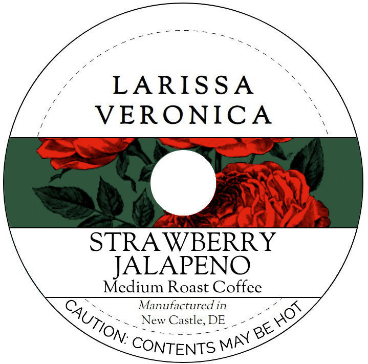 Strawberry Jalapeno Medium Roast Coffee <BR>(Single Serve K-Cup Pods)