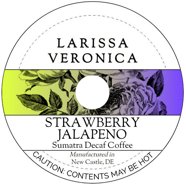 Strawberry Jalapeno Sumatra Decaf Coffee <BR>(Single Serve K-Cup Pods)