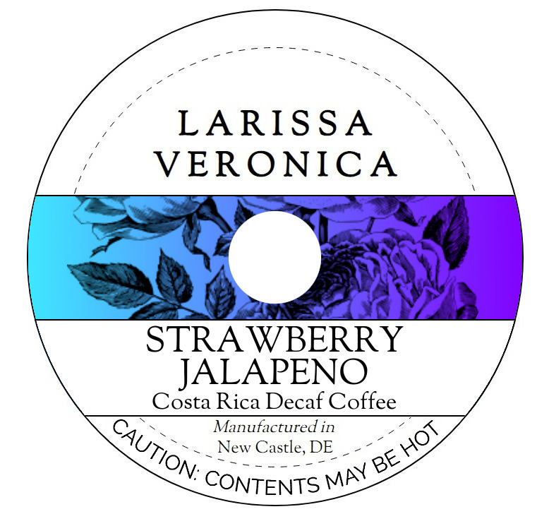 Strawberry Jalapeno Costa Rica Decaf Coffee <BR>(Single Serve K-Cup Pods)
