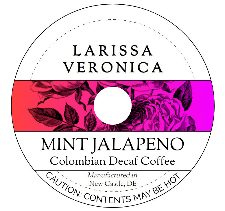 Mint Jalapeno Colombian Decaf Coffee <BR>(Single Serve K-Cup Pods)
