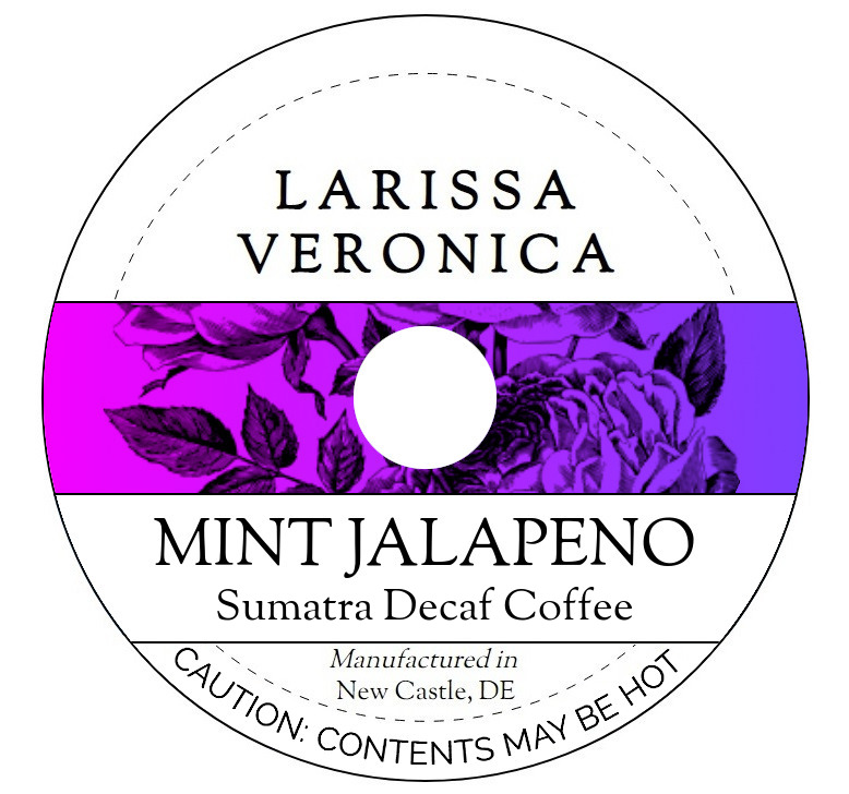 Mint Jalapeno Sumatra Decaf Coffee <BR>(Single Serve K-Cup Pods)