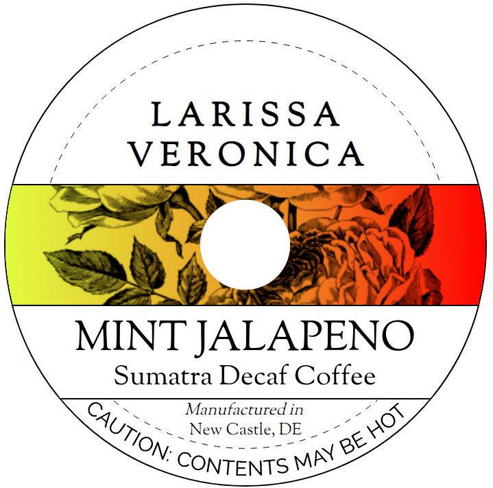 Mint Jalapeno Sumatra Decaf Coffee <BR>(Single Serve K-Cup Pods)