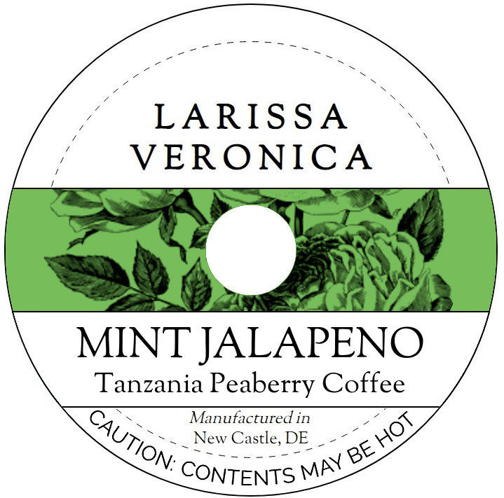 Mint Jalapeno Tanzania Peaberry Coffee <BR>(Single Serve K-Cup Pods)