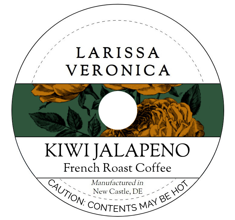 Kiwi Jalapeno French Roast Coffee <BR>(Single Serve K-Cup Pods)