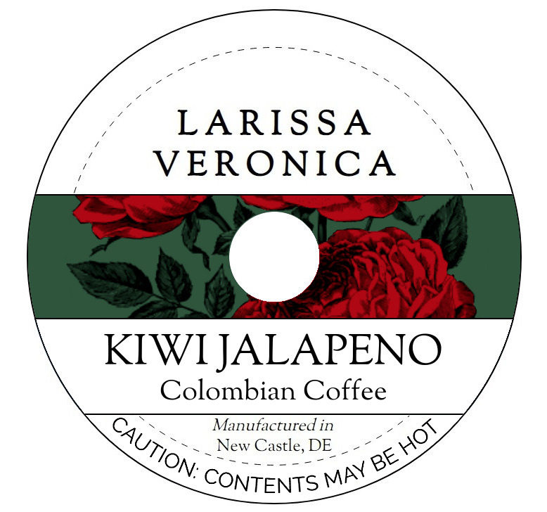 Kiwi Jalapeno Colombian Coffee <BR>(Single Serve K-Cup Pods)