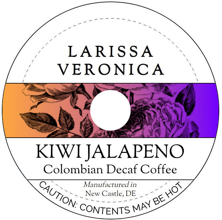 Kiwi Jalapeno Colombian Decaf Coffee <BR>(Single Serve K-Cup Pods)