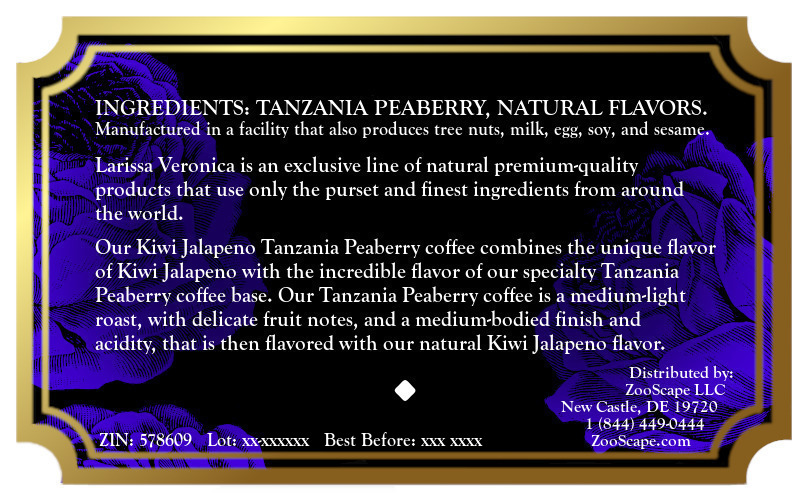 Kiwi Jalapeno Tanzania Peaberry Coffee <BR>(Single Serve K-Cup Pods)