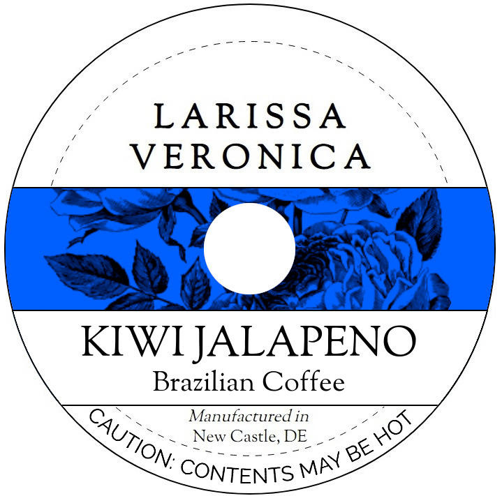 Kiwi Jalapeno Brazilian Coffee <BR>(Single Serve K-Cup Pods)