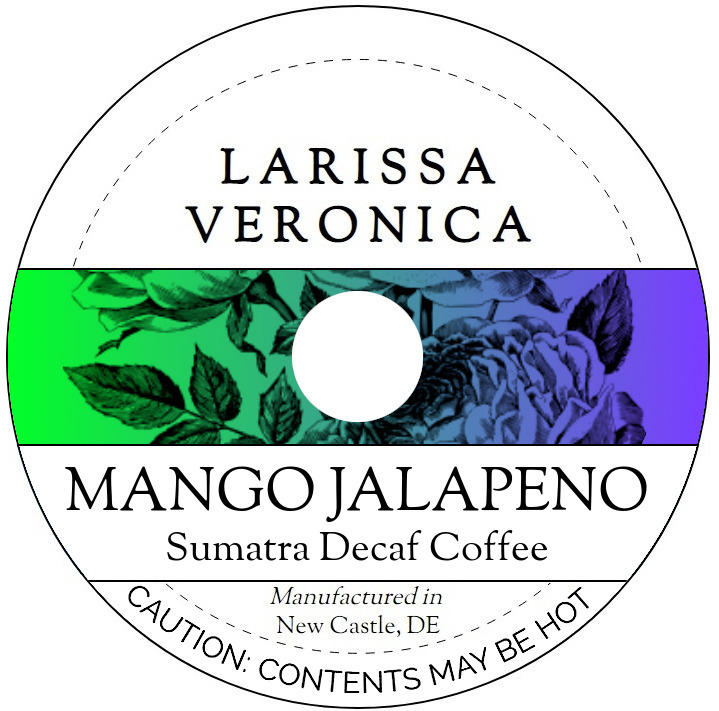 Mango Jalapeno Sumatra Decaf Coffee <BR>(Single Serve K-Cup Pods)