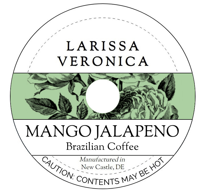 Mango Jalapeno Brazilian Coffee <BR>(Single Serve K-Cup Pods)