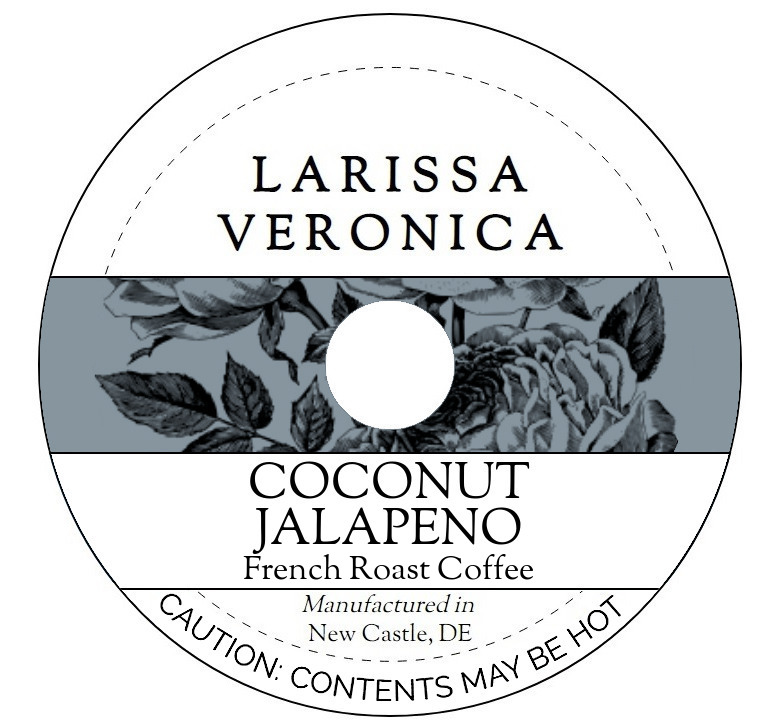 Coconut Jalapeno French Roast Coffee <BR>(Single Serve K-Cup Pods)