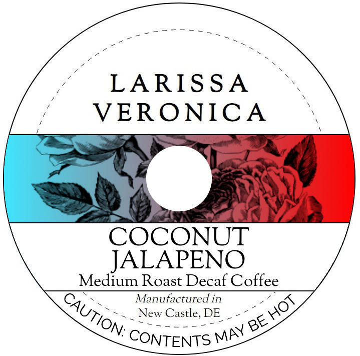 Coconut Jalapeno Medium Roast Decaf Coffee <BR>(Single Serve K-Cup Pods)