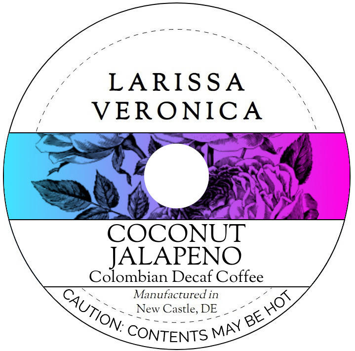 Coconut Jalapeno Colombian Decaf Coffee <BR>(Single Serve K-Cup Pods)