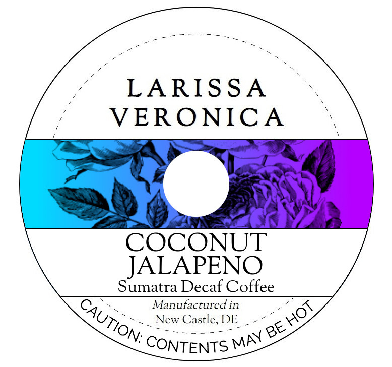 Coconut Jalapeno Sumatra Decaf Coffee <BR>(Single Serve K-Cup Pods)