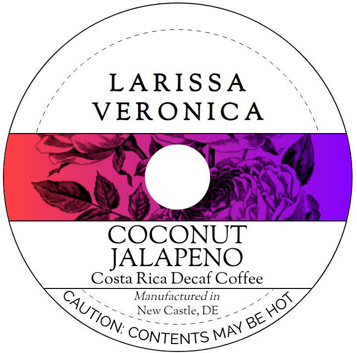 Coconut Jalapeno Costa Rica Decaf Coffee <BR>(Single Serve K-Cup Pods)