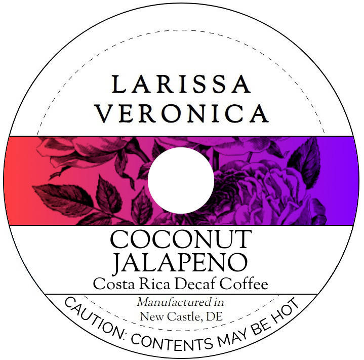 Coconut Jalapeno Costa Rica Decaf Coffee <BR>(Single Serve K-Cup Pods)